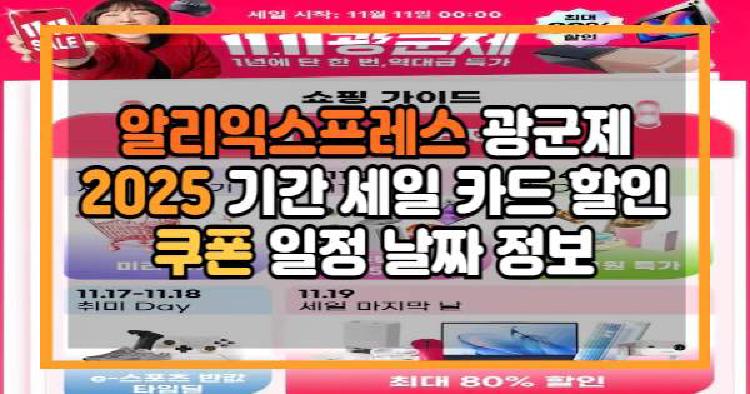 알리익스프레스 광군제