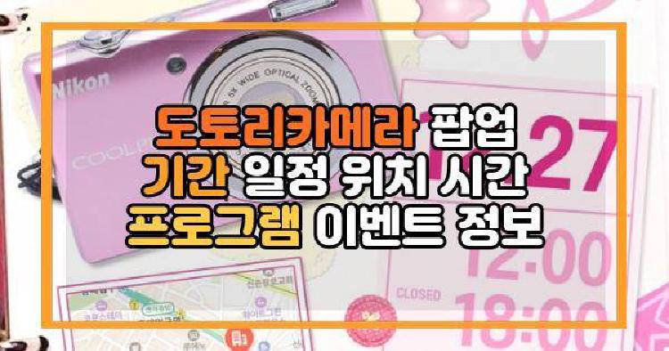 도토리카메라 팝업