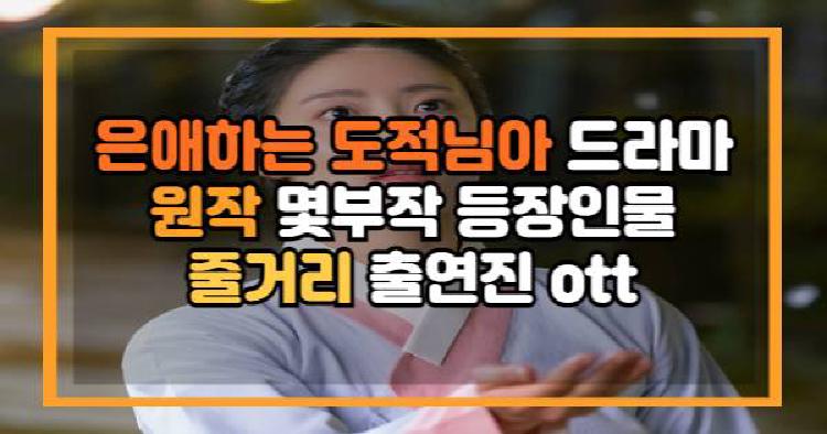은애하는 도적님아 드라마