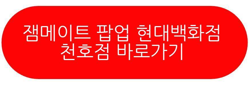 잼메이트 팝업 현대백화점 천호점