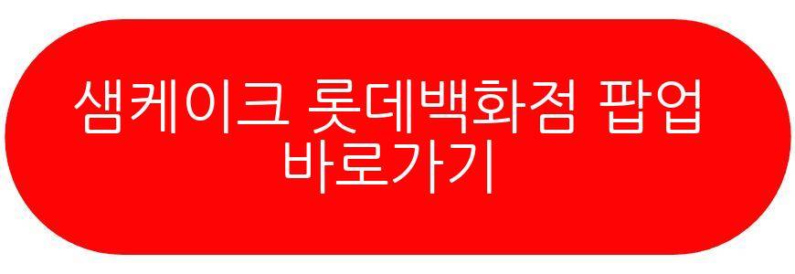 샘케이크 롯데백화점 명동점 팝업