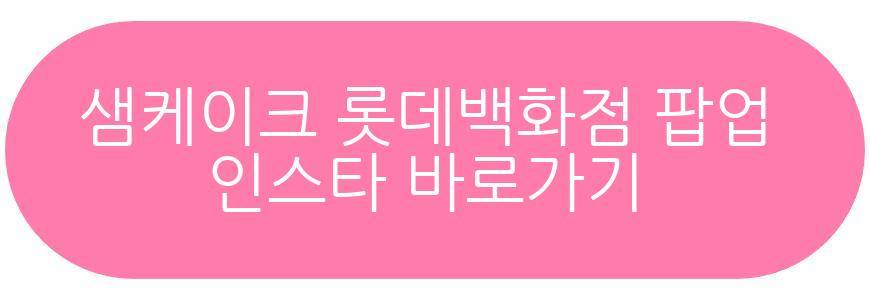 샘케이크 롯데백화점 명동점 팝업