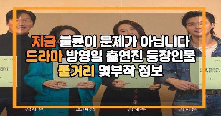 지금 불륜이 문제가 아닙니다 드라마