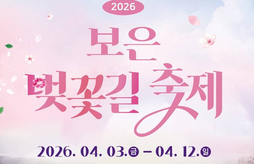 보은 벚꽃길 축제