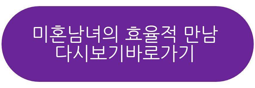 미혼남녀의 효율적 만남 드라마