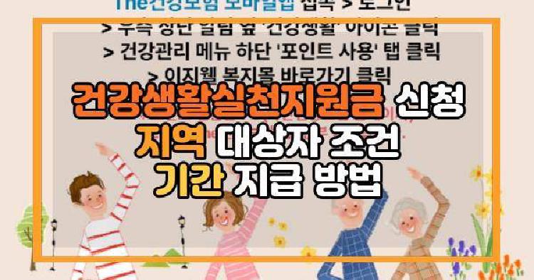 건강생활실천지원금