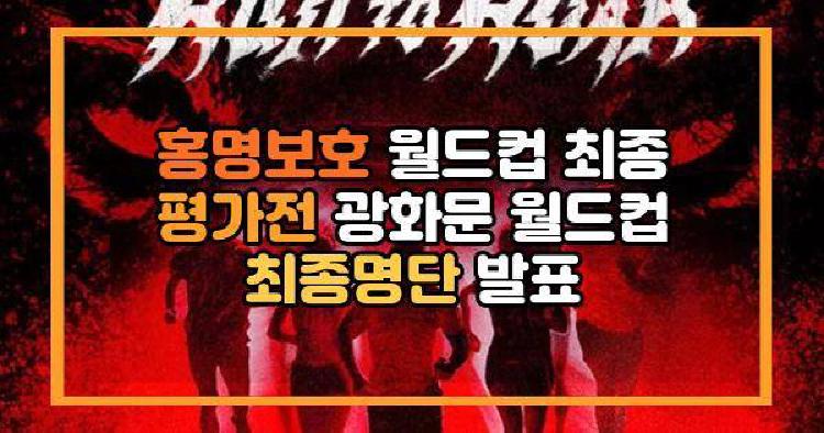 홍명보호 월드컵 최종 평가전 광화문 월드컵 최종명단 발표