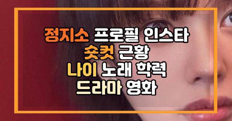 정지소 숏컷 근황