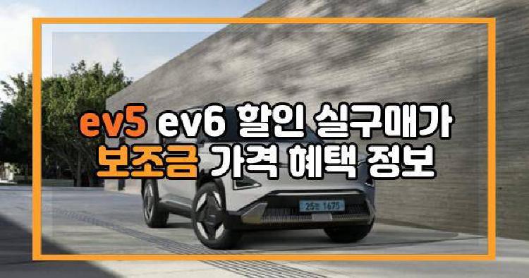 ev5 ev6 할인
