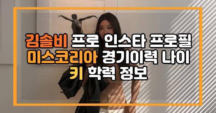 김솔비 프로