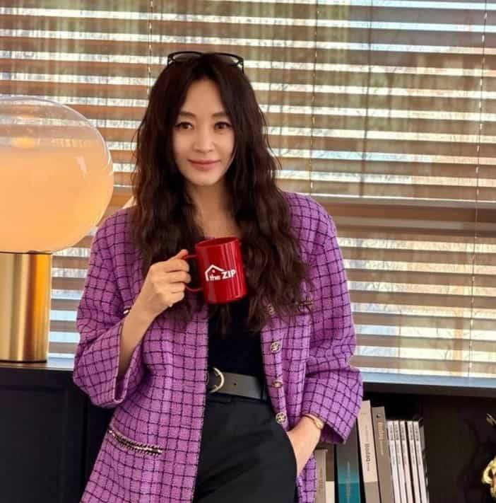 김혜수 촬영장 근황