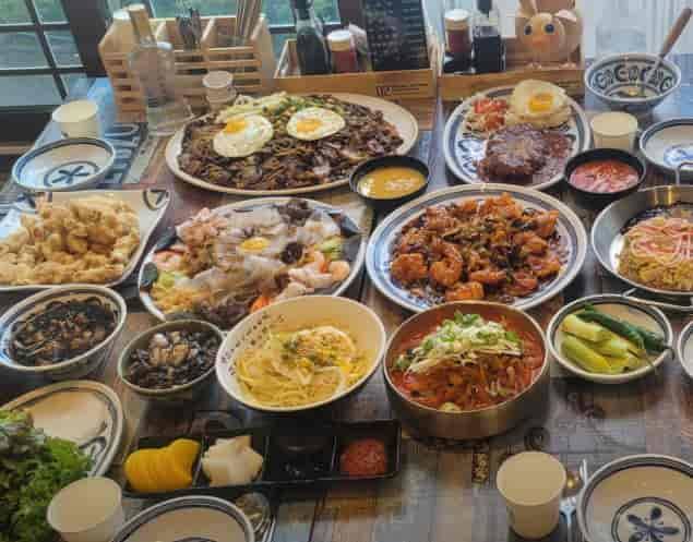 상추쌈 탕수육