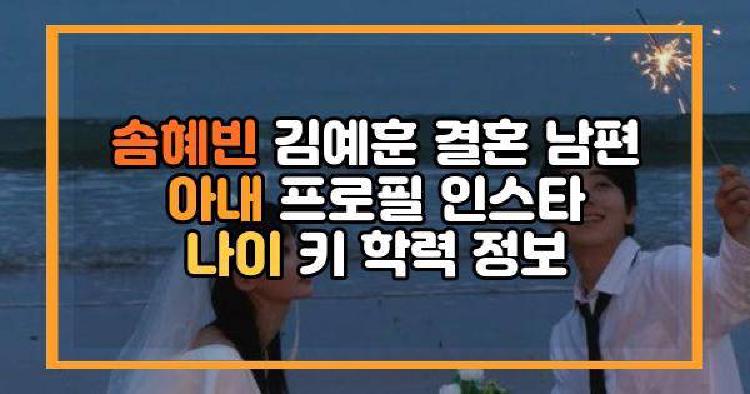 솜혜빈 김예훈