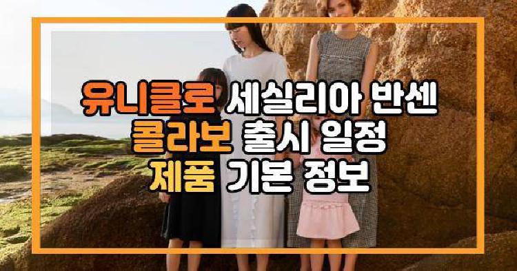 유니클로 세실리아 반센 콜라보