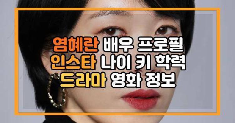 염혜란 프로필